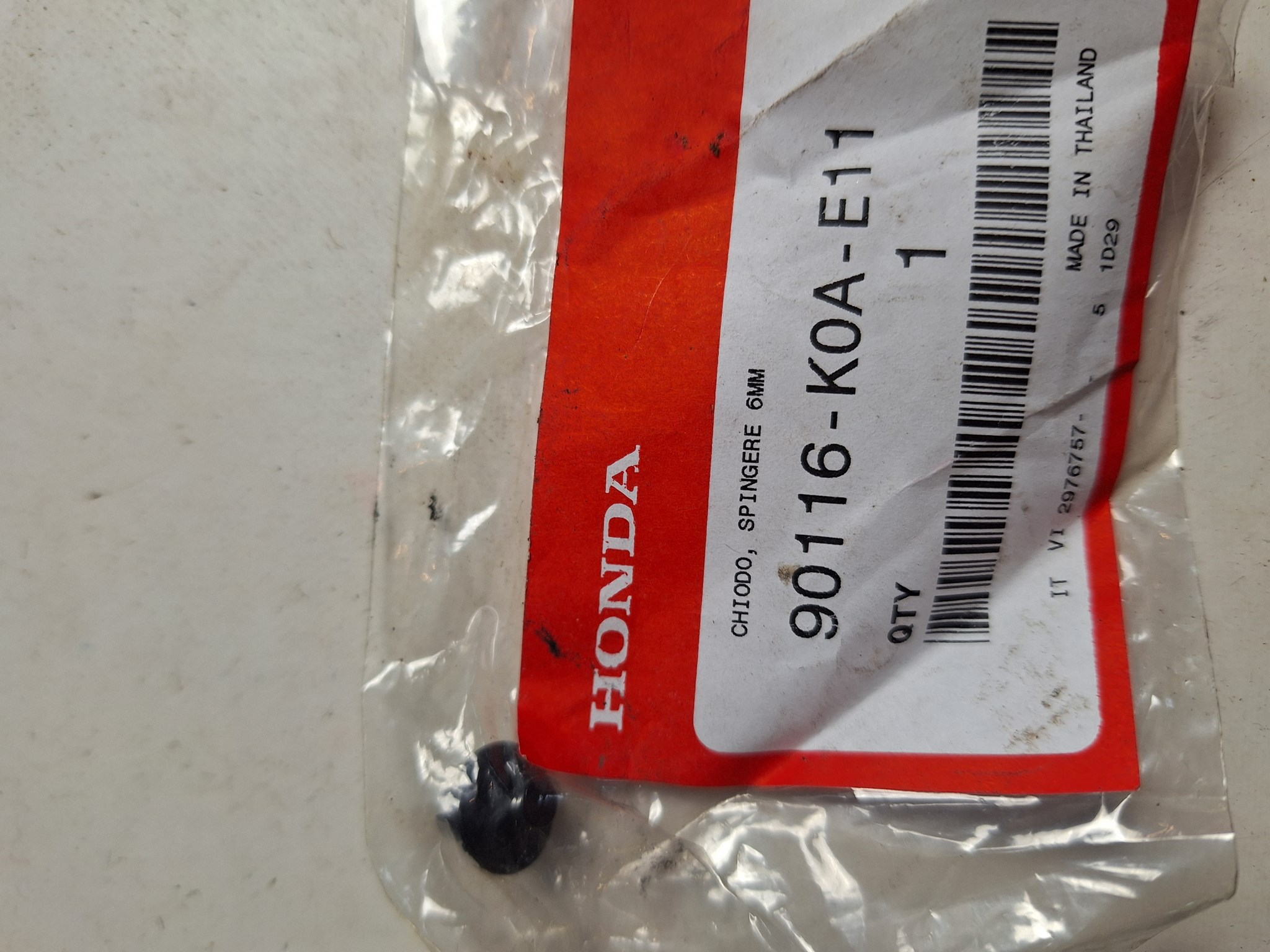 Picture of RIVET,PUSH 6MM  90116-K0A-E11  